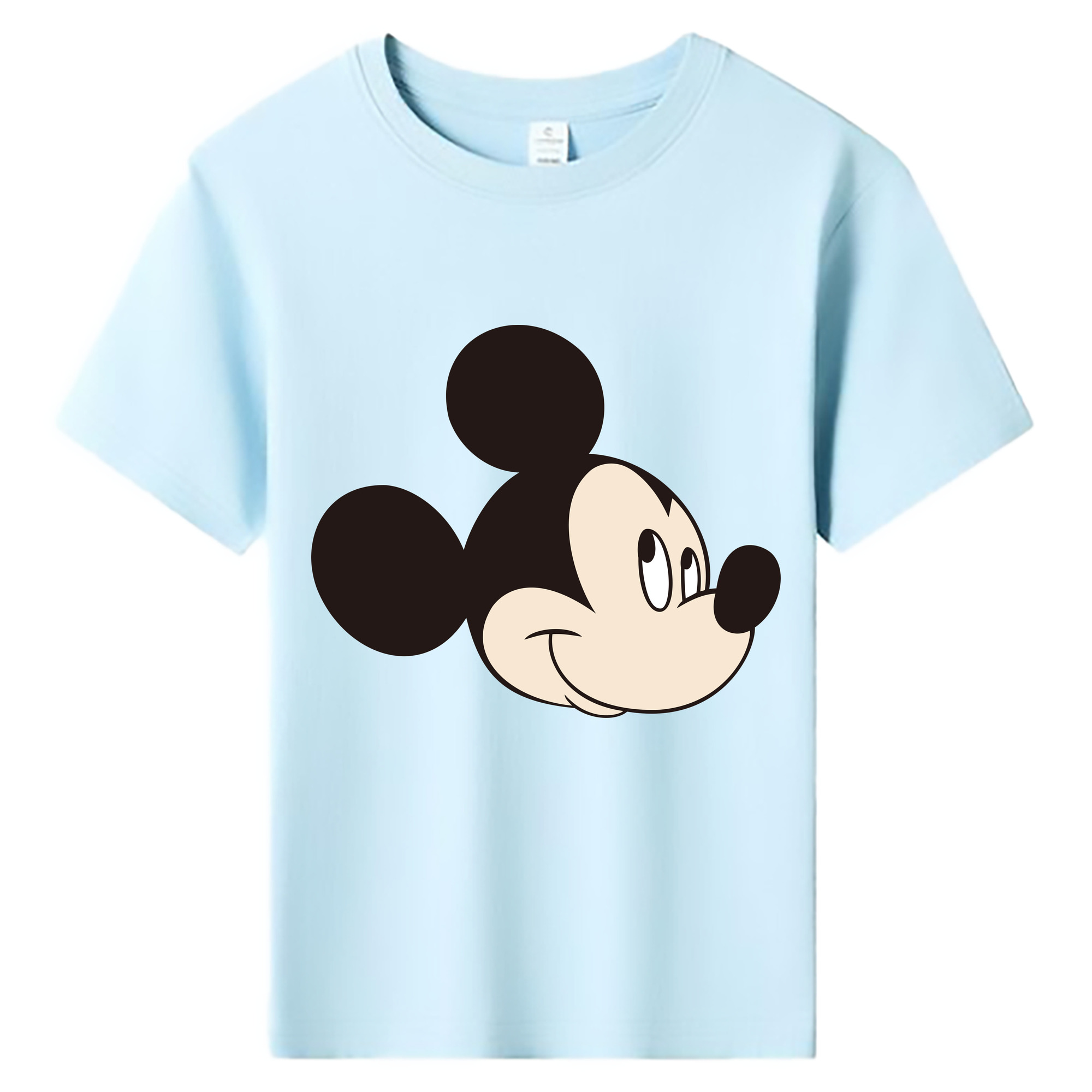 ミッキーマウス Mickey Mouse 綿100％キッズTシャツ（フロントプリント）